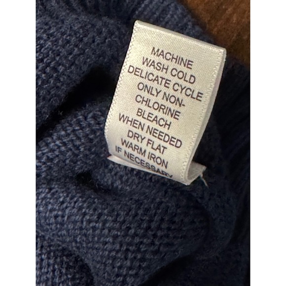Lilly Pulitzer Wells Sweater Mens XL Navy Full Zip Elbow Patches  NWT #69046 - Picture 16 of 16